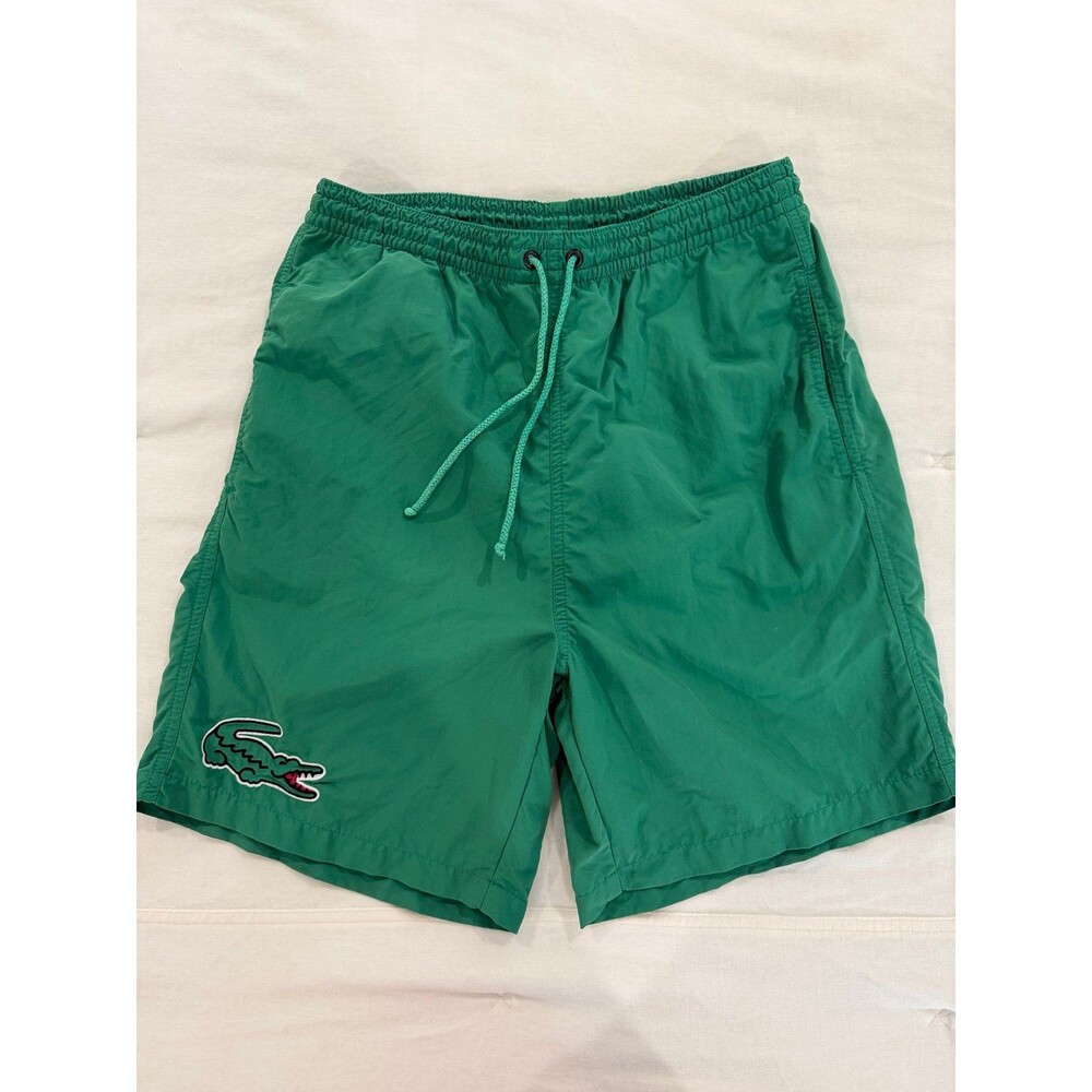 Lacoste Green Swim Trunks Men's Size small